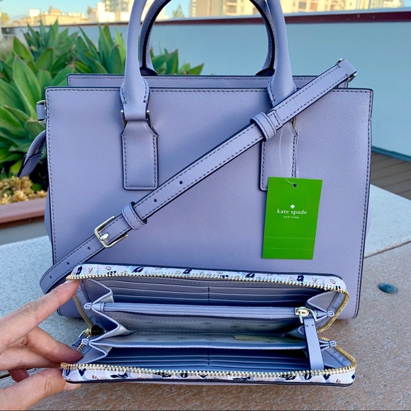 Kate Spade Medium Cameron Leather Satchel /Wallet - Picture 5 of 8